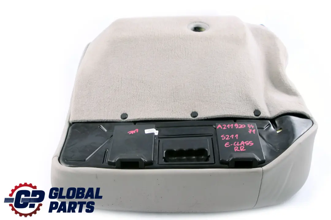 Right O/S Seat Bench Couch Leather Cover to Mercedes E-Class W211 S211 Estate Rear with Part number A2119203471 Mercedes E-Class W211 S211 Estate Rear Right O/S Seat Bench Couch Leather Cover - SKU A2119203471 - Part number A2119203471