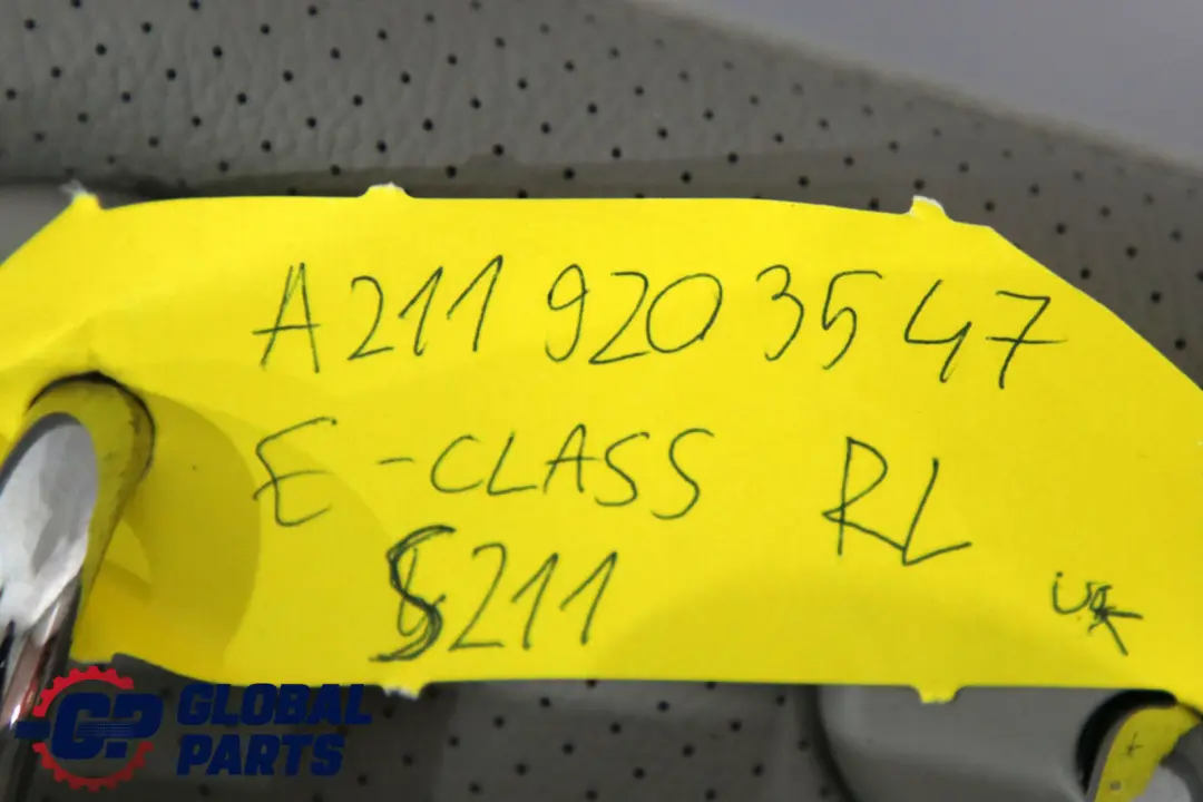 E-Klasse W211 S211 Kombi Rücksitzbank Bezug Links Amaretta Leder Grau für Mercedes mit Teilenummer A2119203547 Mercedes E-Klasse W211 S211 Kombi Rücksitzbank Bezug Links Amaretta Leder Grau - SKU A2119203547 - Teilenummer A2119203547