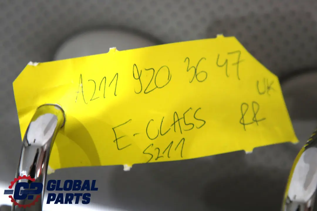 Right Seat O/S Leather Backrest Grey to Mercedes E-Class W211 S211 Estate Rear with Part number A2119203647 Mercedes E-Class W211 S211 Estate Rear Right Seat O/S Leather Backrest Grey - SKU A2119203647 - Part number A2119203647