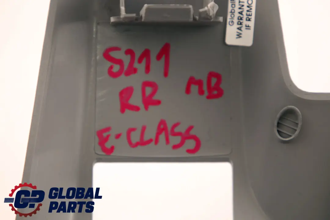 Right O/S Seat Cover Bottom Trim Grey to Mercedes E-Class S211 Rear with Part number A2119221430 Mercedes E-Class S211 Rear Right O/S Seat Cover Bottom Trim Grey - SKU A2119221430 - Part number A2119221430