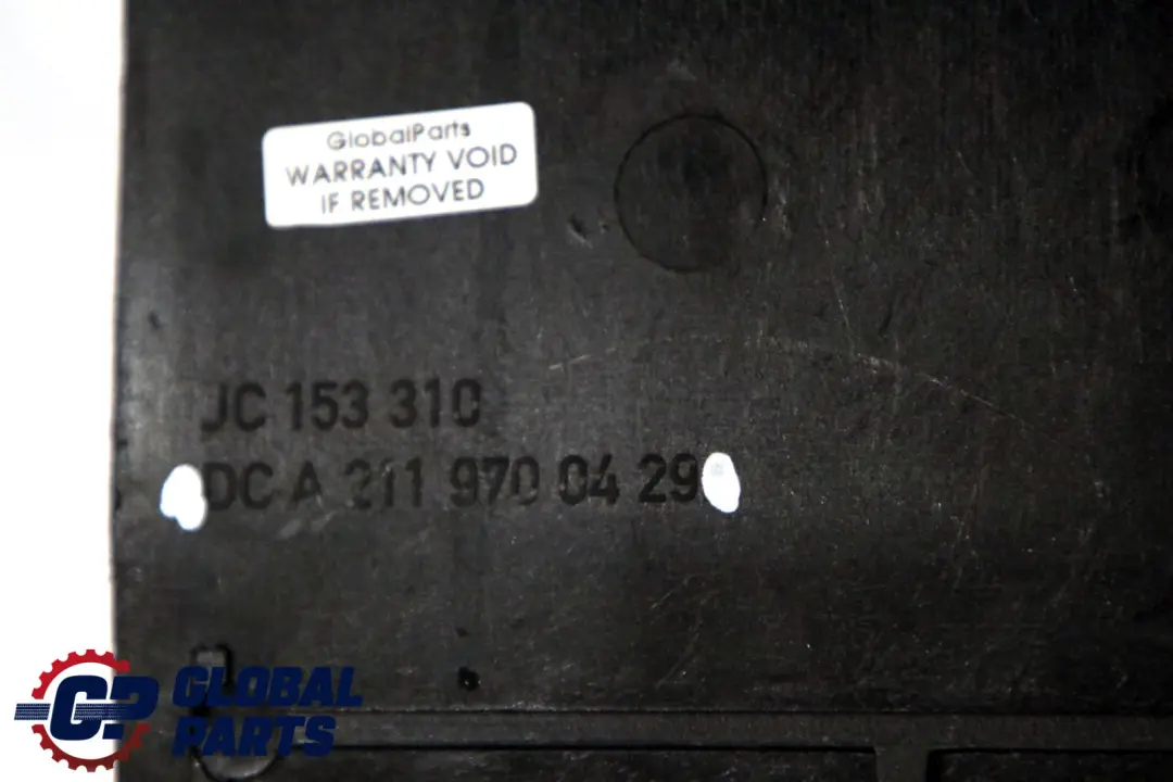Mercedes E-Class S211 Touring Estate Rear Boot Trunk Floor Loading Panel Black - SKU A2119700429 - Part number A2119700429