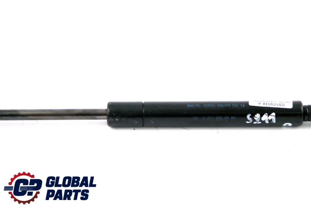 Trunk Carpet Strut Damper Right O/S to Mercedes E-Class S211 Touring with Part number A2119800564 Mercedes E-Class S211 Touring Trunk Carpet Strut Damper Right O/S - SKU A2119800564 - Part number A2119800564