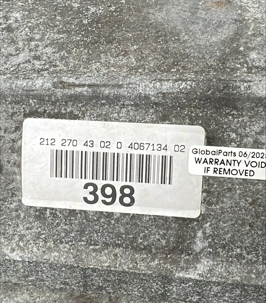 Boite de vitesses automatique 722903 GARANTIE pour Mercedes W212 W221 à propos du numéro de pièce A2122707603 Mercedes W212 W221 Boite de vitesses automatique 722903 GARANTIE - SKU A2122707603 - Numéro de pièce A2122707603