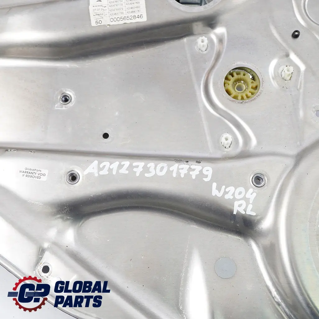 Mercedes-Benz C E W204 W212 Rear Left N/S Window Regulator Lifter Motor Panel to with Part number A2127301779 Mercedes-Benz C E W204 W212 Rear Left N/S Window Regulator Lifter Motor Panel - SKU A2127301779 - Part number A2127301779