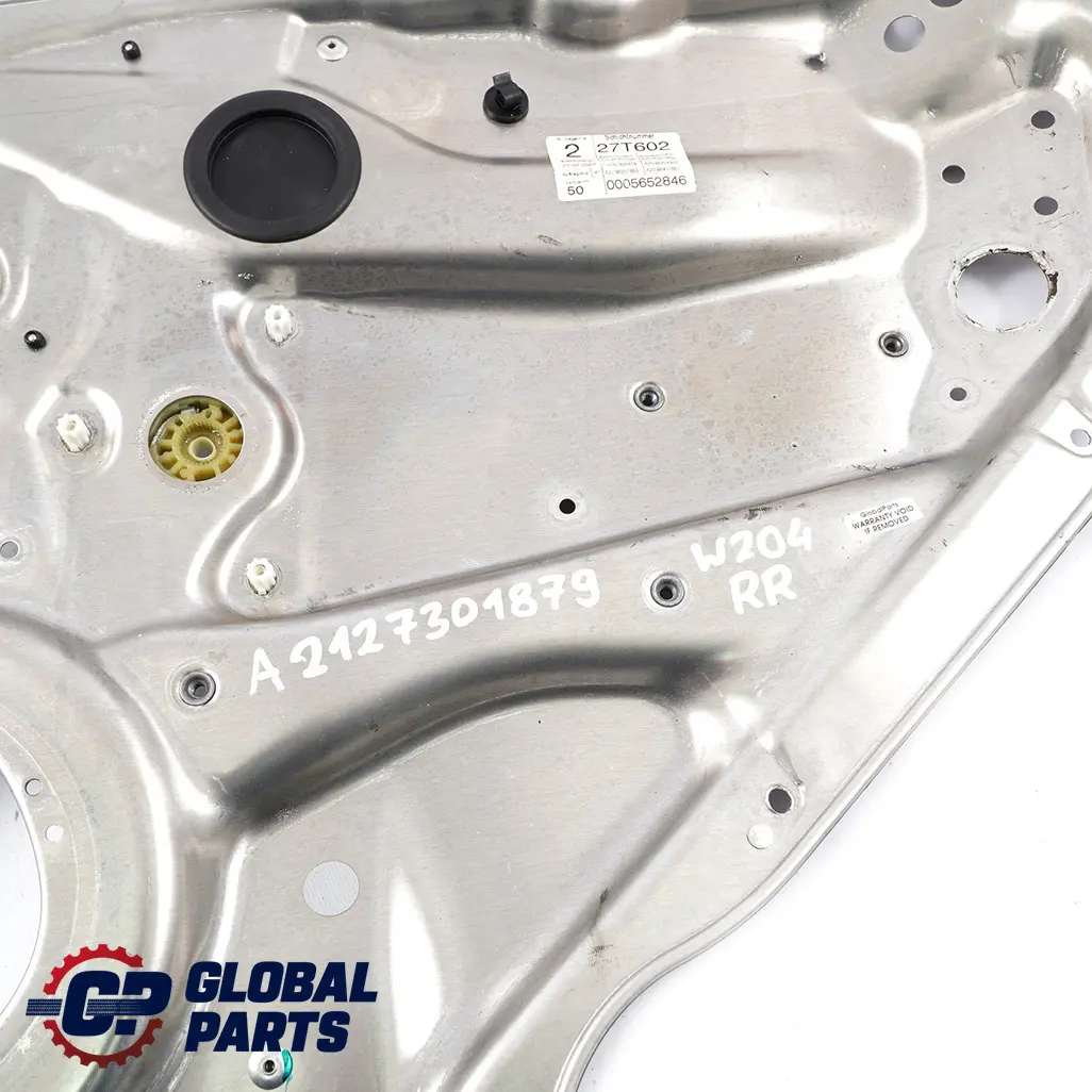 Mercedes W204 W212 Trasero Derecho Ventana Regulador Elevador Motor Panel - SKU A2127301879 - Número de pieza A2127301879
