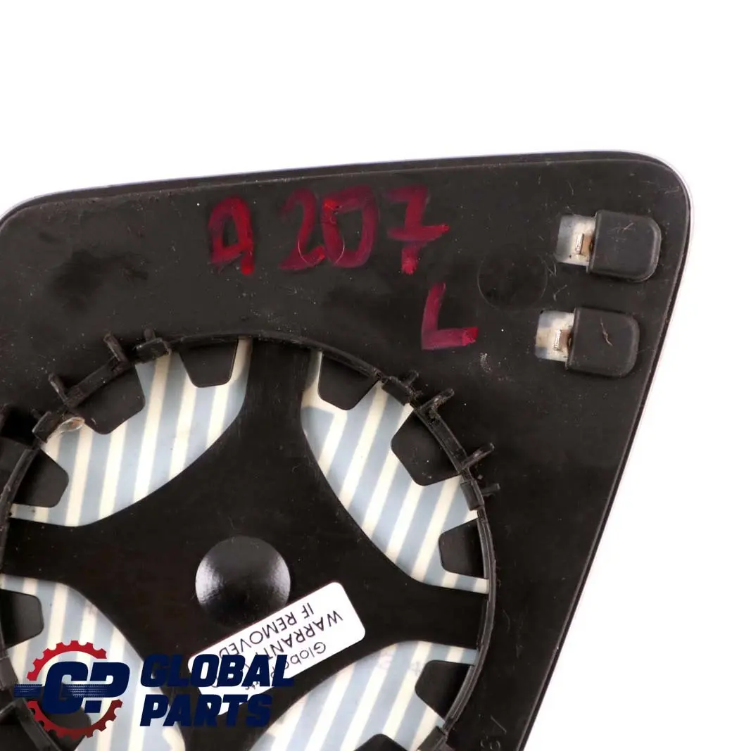Mercedes W204 W207 W212 W221 Sinistra Vetro Specchio Porta Ala - SKU A2128101721 - Numero di parte A2128101721