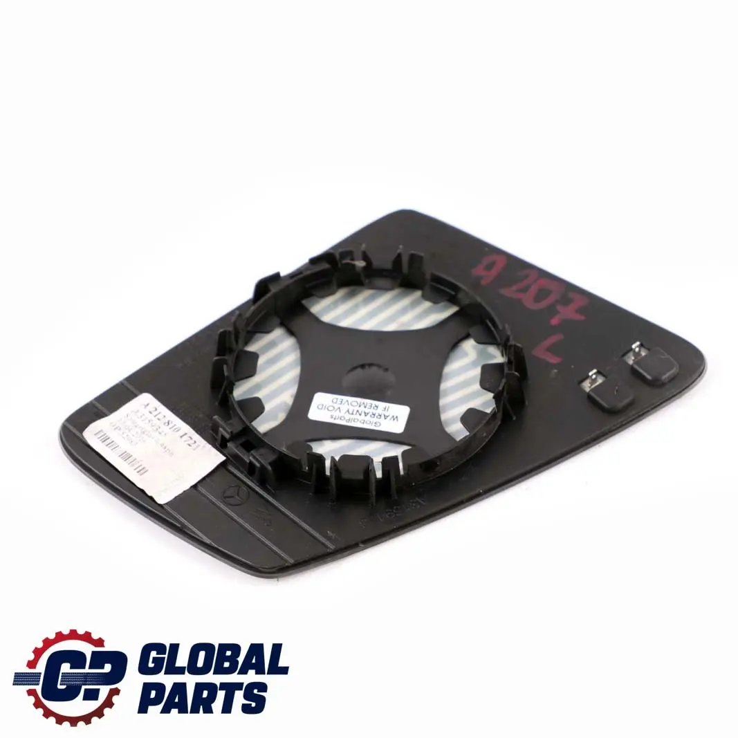 Mercedes W204 W207 W212 W221 Left N/S Door Wing Mirror Glass - SKU A2128101721 - Part number A2128101721