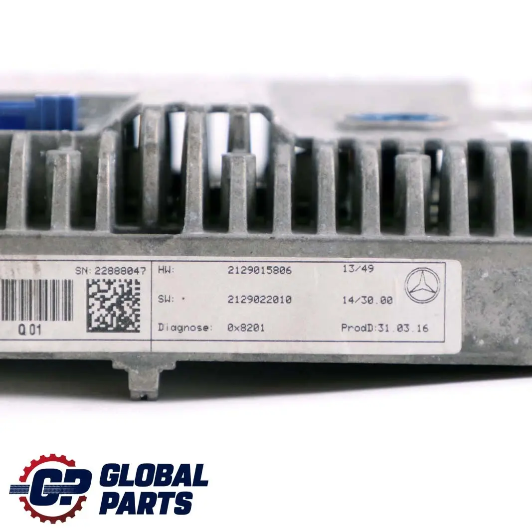 Mercedes W207 W212 Unidad Central de Navegación por Satélite Pantalla Navegación - SKU A2129000829 - Número de pieza A2129000829