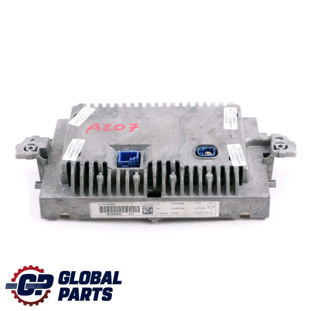 W207 W212 unità principale navigatore satellitare schermo display per Mercedes con numero di parte A2129000829 Mercedes W207 W212 unità principale navigatore satellitare schermo display - SKU A2129000829 - Numero di parte A2129000829