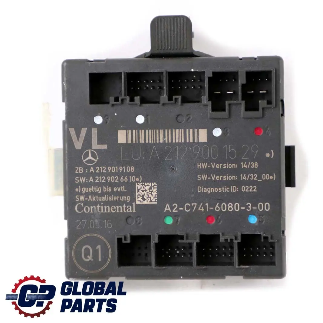  Mercedes-Benz W204 W207 W212 Tür Vorne Links Steuergerät Modul - SKU A2129001529 - Teilenummer A2129001529