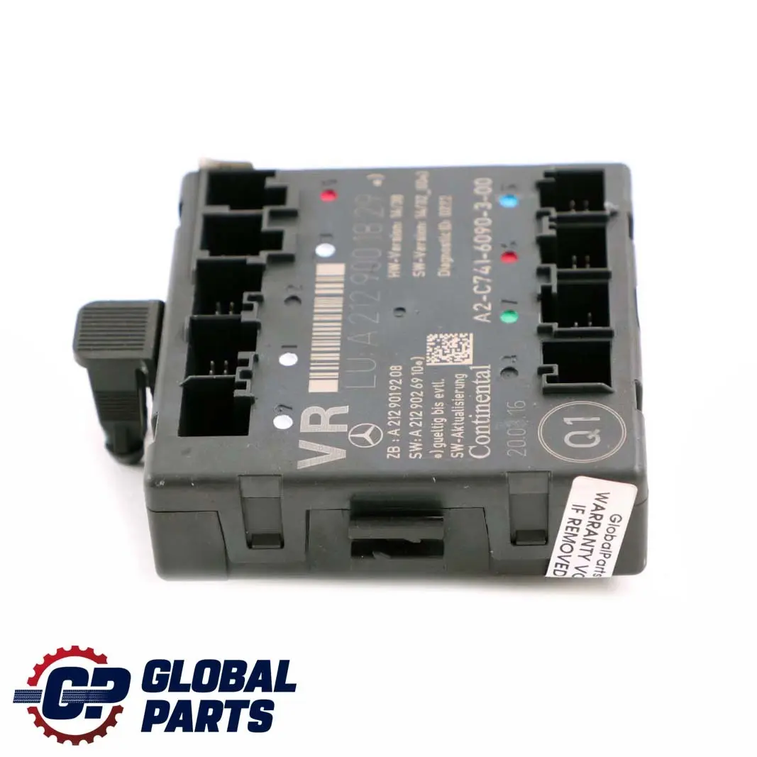 Mercedes C207 W212 Porte avant droite Module de l'unité de contrôle - SKU A2129001829 - Numéro de pièce A2129001829
