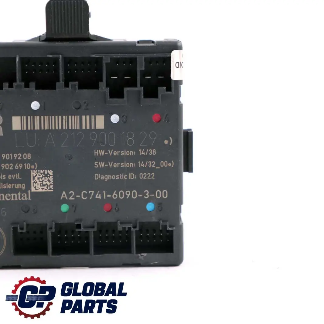 Porta anteriore destra Modulo Unità controllo per Mercedes C207 W212 con numero di parte A2129001829 Mercedes C207 W212 Porta anteriore destra Modulo Unità controllo - SKU A2129001829 - Numero di parte A2129001829