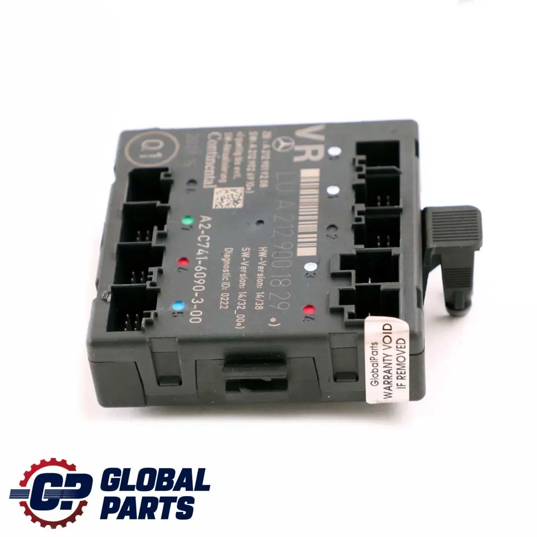 Mercedes C207 W212 Porte avant droite Module de l'unité de contrôle - SKU A2129001829 - Numéro de pièce A2129001829