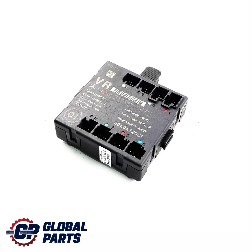 Mercedes W204 W207 Front Right Door Control Unit Module - SKU A2129004502 - Part number A2129004502