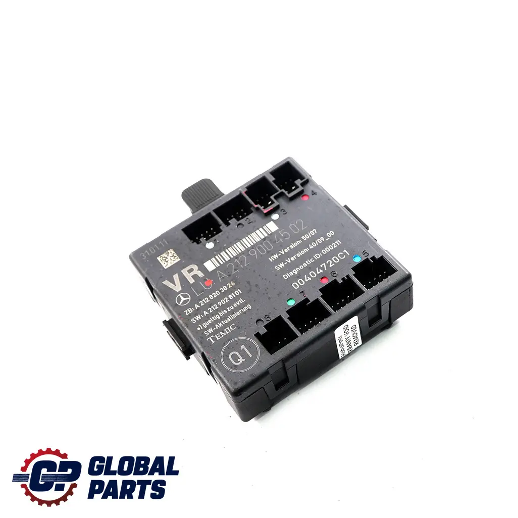 W207 Modulo Unità Di Controllo Porta Anteriore Destra per Mercedes W204 con numero di parte A2129004502 Mercedes W204 W207 Modulo Unità Di Controllo Porta Anteriore Destra - SKU A2129004502 - Numero di parte A2129004502