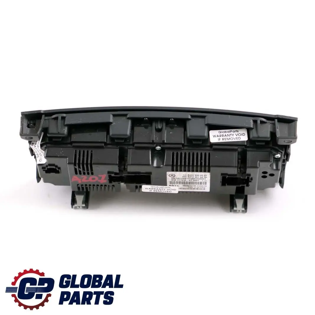 Mercedes W207 W212 Panneau de commande de climatisation automatique - SKU A2129006527 - Numéro de pièce A2129006527