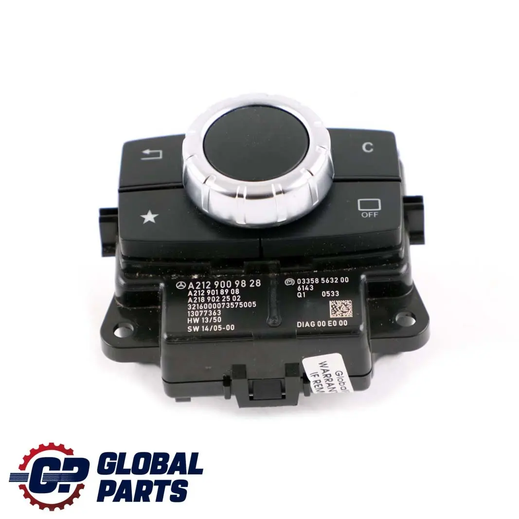  Mercedes-Benz E-Class W207 Comand Sat Nav Navigation Switch Controller Knob - SKU A2129009828 - Part number A2129009828