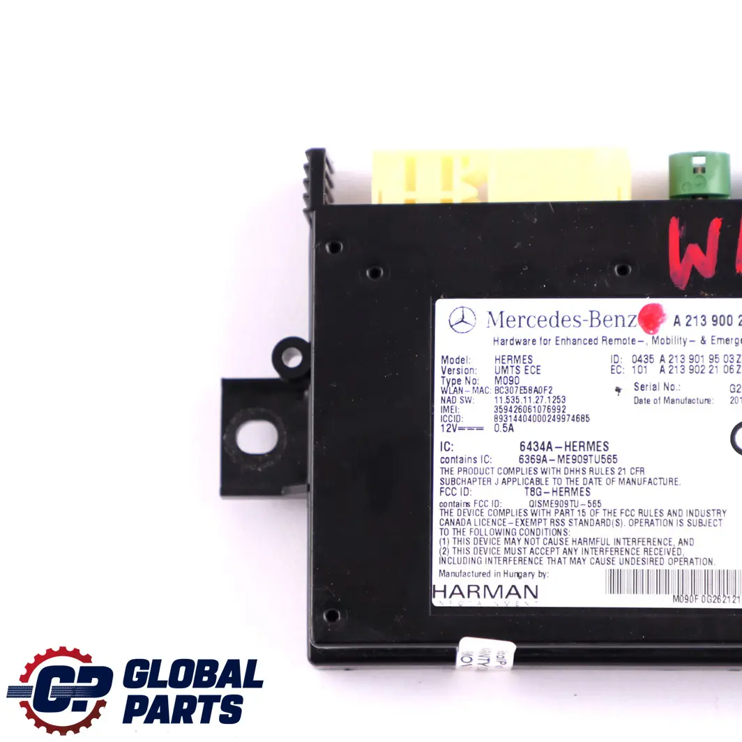 Mercedes-Benz W176 W205 W207 W213 Bluetooth Control Unit Module ECU pour à propos du numéro de pièce A2139002210 Mercedes-Benz W176 W205 W207 W213 Bluetooth Control Unit Module ECU - SKU A2139002210 - Numéro de pièce A2139002210