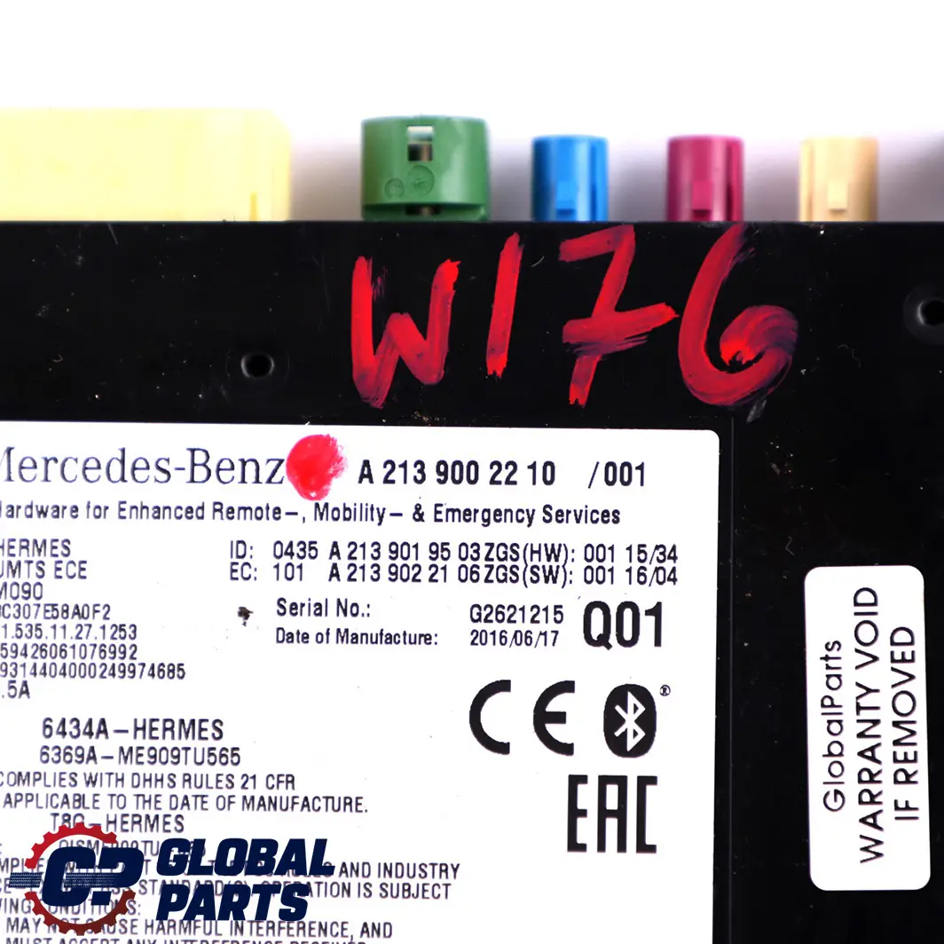  Mercedes-Benz W176 W205 W207 W213 Bluetooth Steuergerät Modul ECU - SKU A2139002210 - Teilenummer A2139002210