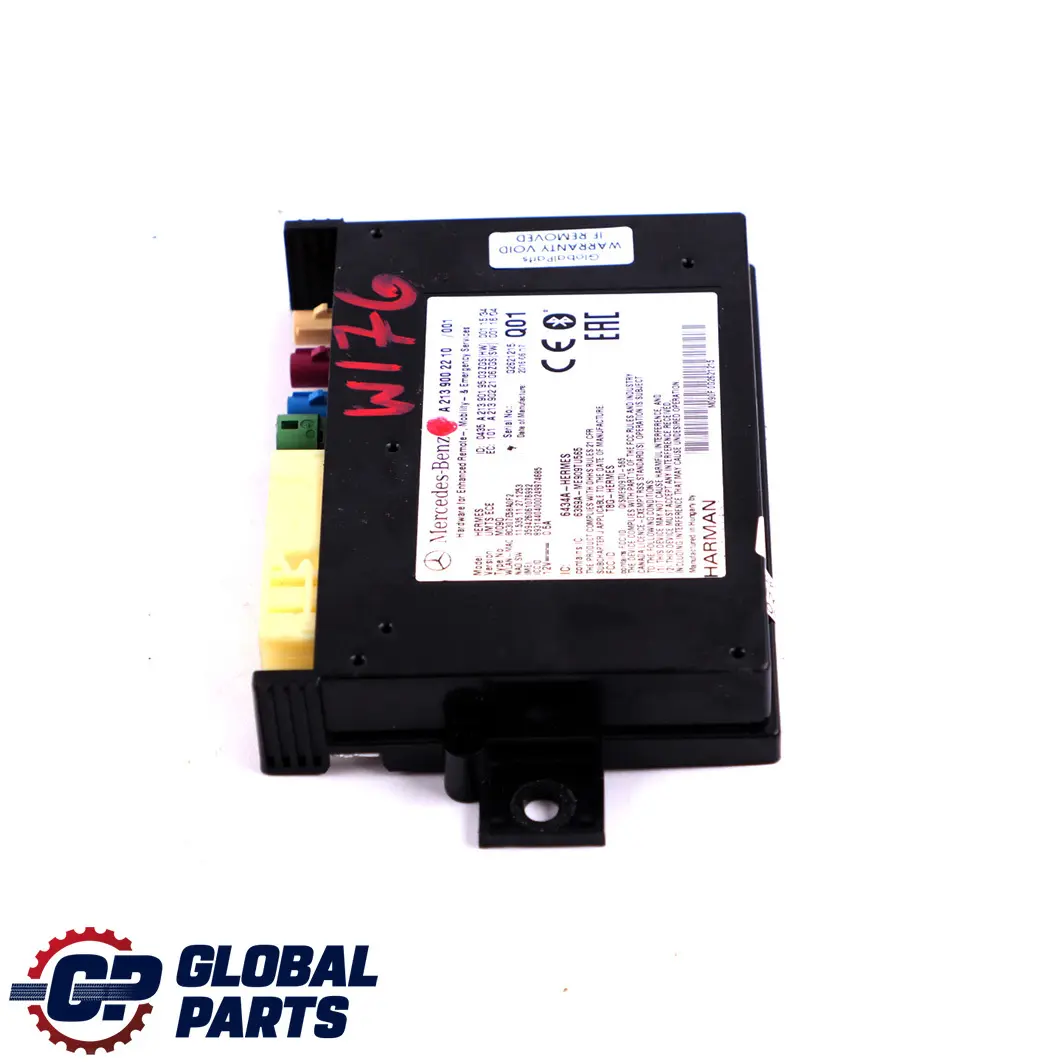  Mercedes-Benz W176 W205 W207 W213 Bluetooth Steuergerät Modul ECU - SKU A2139002210 - Teilenummer A2139002210
