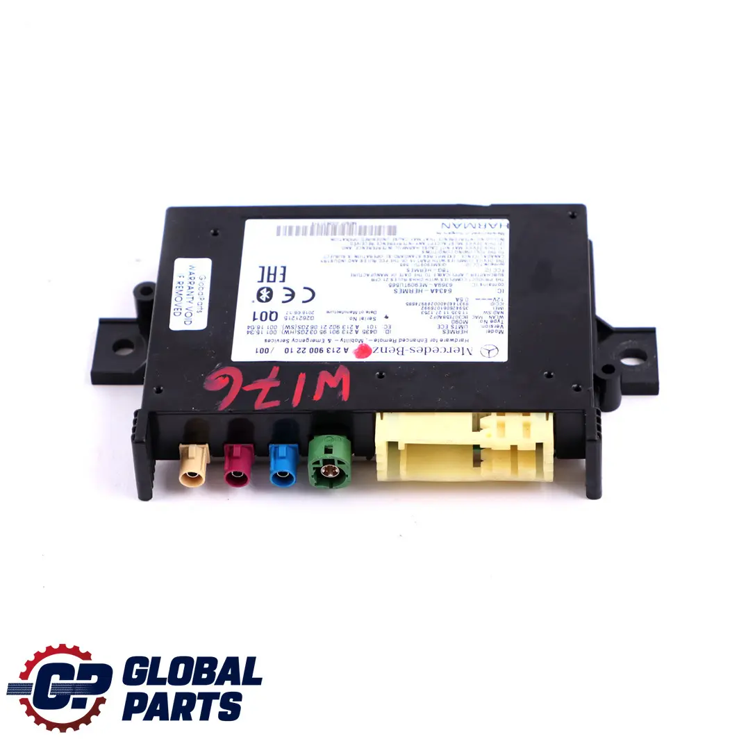 Mercedes W176 W205 W207 W213 Bluetooth Unità di controllo Modulo ECU - SKU A2139002210 - Numero di parte A2139002210