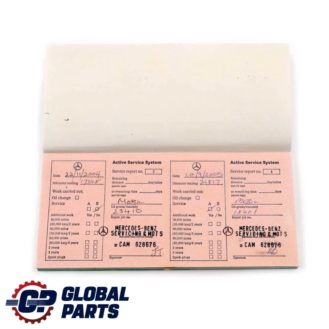 A160 Service Book Only to Mercedes A-Class W168 with Part number A1695847581 Mercedes A-Class W168 A160 Service Book Only - SKU A2155844393 - Part number A1695847581