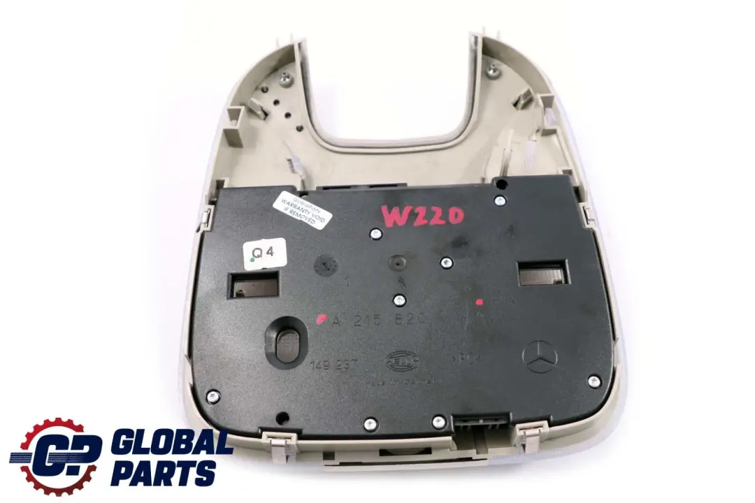 Mercedes-Benz CL S Class C215 W220 Interior Roof Light Lamp Grey to with Part number A2158203701 Mercedes-Benz CL S Class C215 W220 Interior Roof Light Lamp Grey - SKU A2158203701 - Part number A2158203701