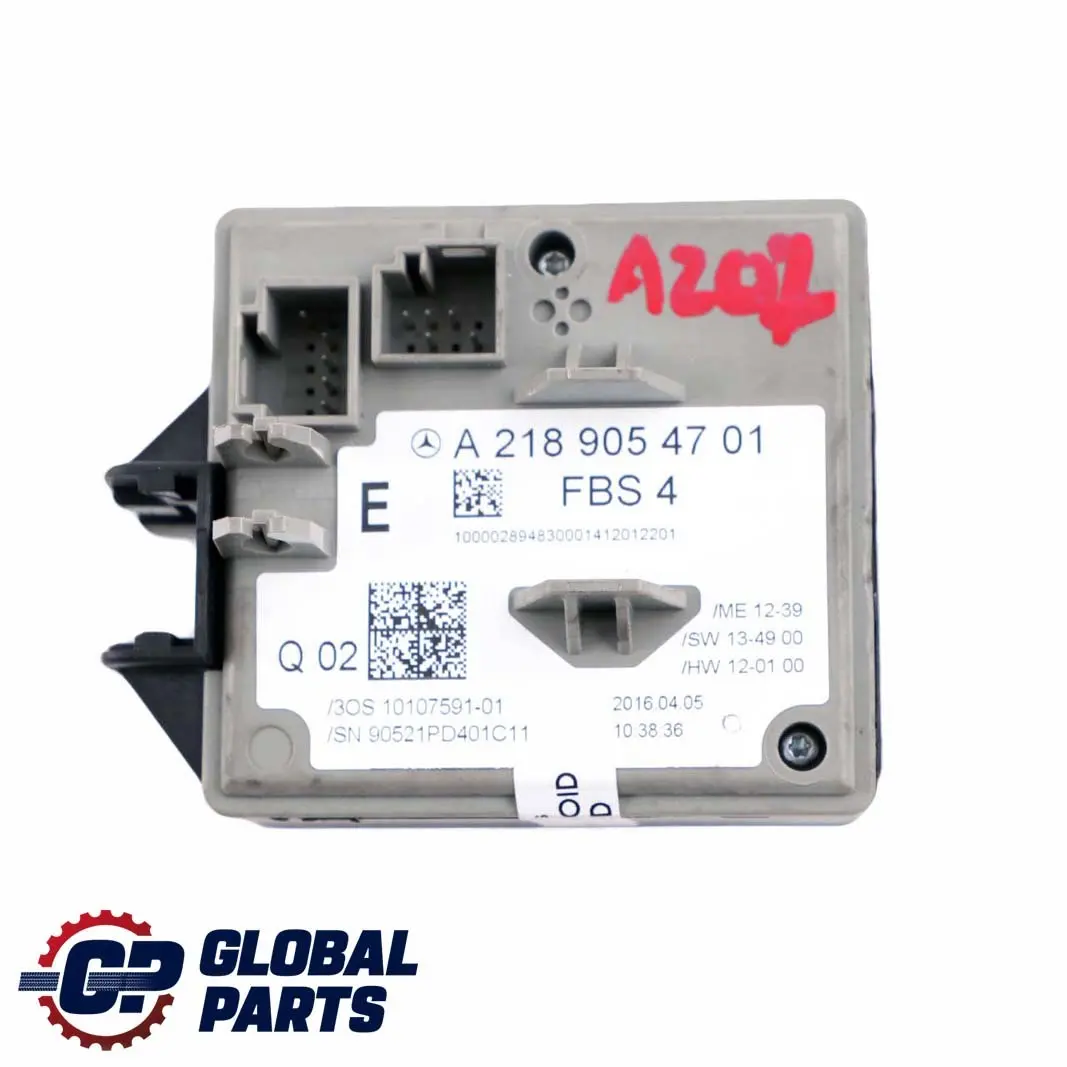 Mercedes W207 W212 Commutateur d'allumage Module de contrôle de verrouillage - SKU A2189054701 - Numéro de pièce A2189054701