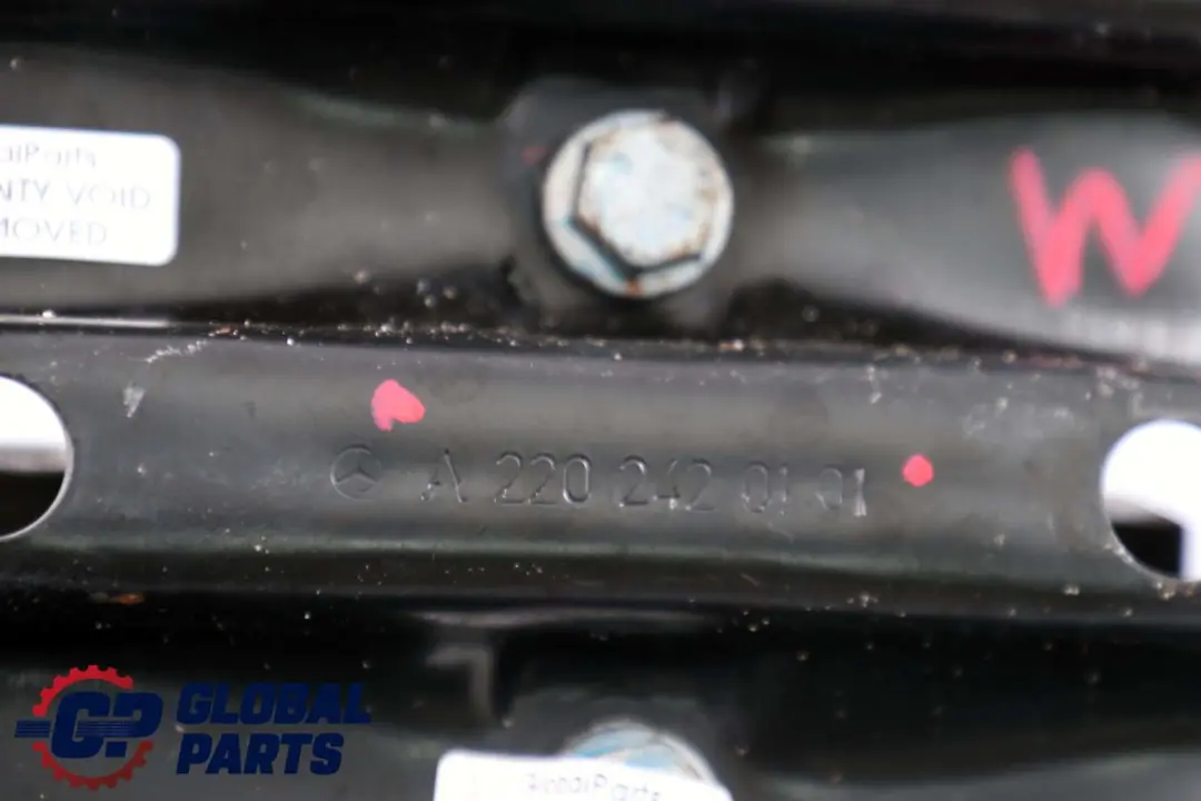 Mercedes-Benz S-Class W220 Diesel Gearbox Rear Mount Bracket Holder to with Part number A2202420101 Mercedes-Benz S-Class W220 Diesel Gearbox Rear Mount Bracket Holder - SKU A2202420101 - Part number A2202420101