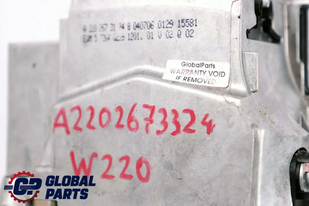 Shift Selector Mechanism to Mercedes CL S C215 W220 Automatic Gear with Part number A2202673324 Mercedes CL S C215 W220 Automatic Gear Shift Selector Mechanism - SKU A2202673324 - Part number A2202673324
