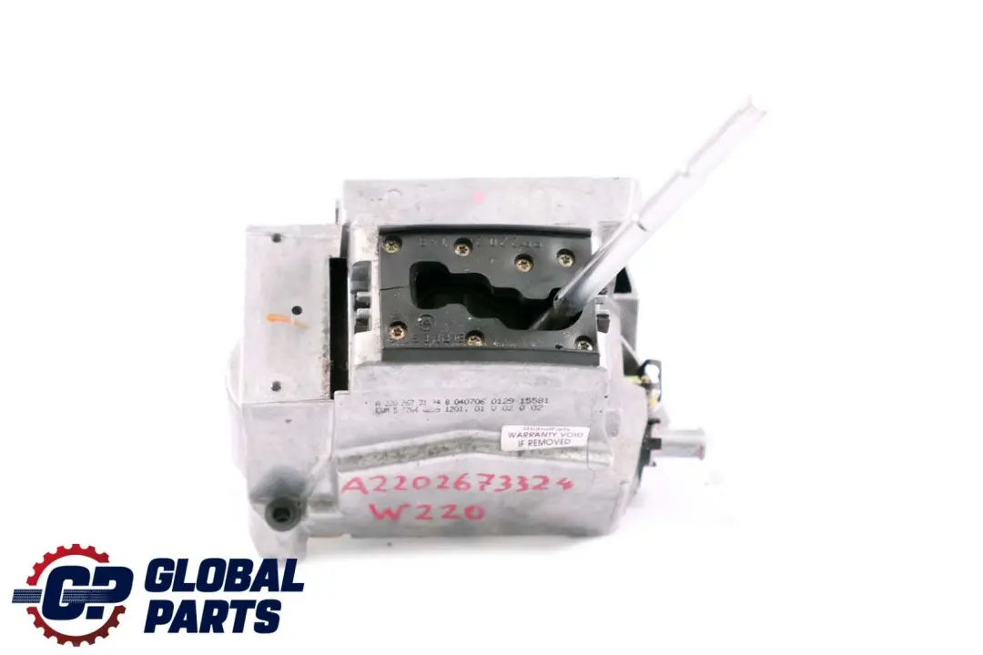 Shift Selector Mechanism to Mercedes CL S C215 W220 Automatic Gear with Part number A2202673324 Mercedes CL S C215 W220 Automatic Gear Shift Selector Mechanism - SKU A2202673324 - Part number A2202673324