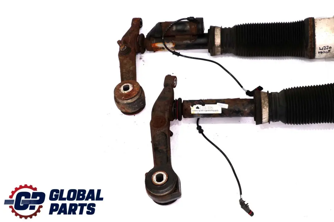 Front Left Right N/O/S Air Suspension Shock Absorber Strut Set to Mercedes S W220 with Part number A2203202438 Mercedes S W220 Front Left Right N/O/S Air Suspension Shock Absorber Strut Set - SKU A2203202438 - Part number A2203202438