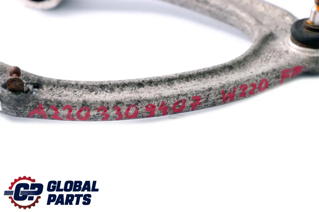 Prawy przód wahacz górny do Mercedes W220 o numerze A2203309407 Mercedes W220 Prawy przód wahacz górny - SKU A2203309407 - Numer Części A2203309407