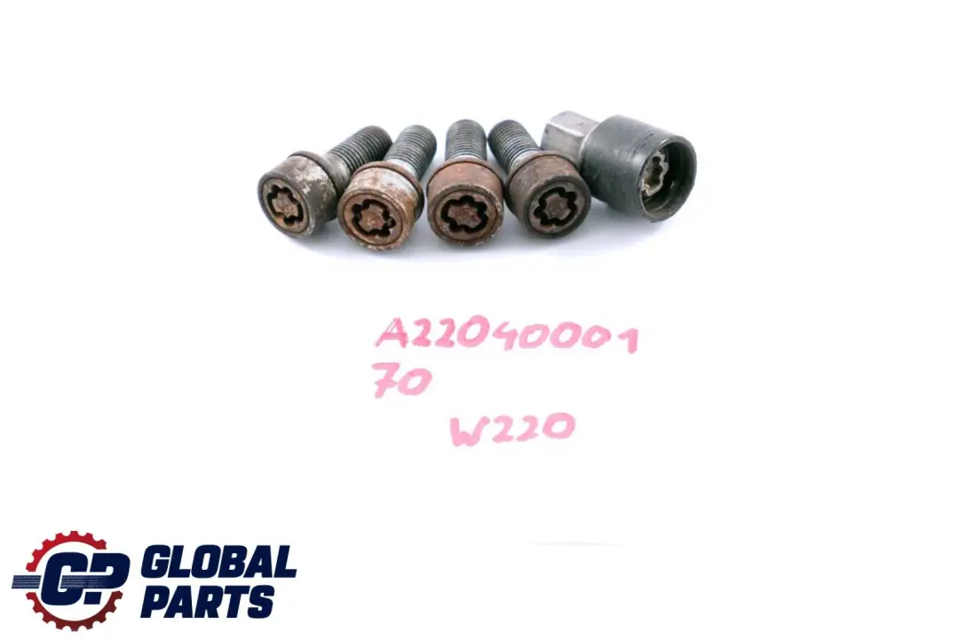 Mercedes-Benz S-Class W220 Wheel Bolts Lock Locking Security Nut to with Part number A2204000170 Mercedes-Benz S-Class W220 Wheel Bolts Lock Locking Security Nut - SKU A2204000170 - Part number A2204000170