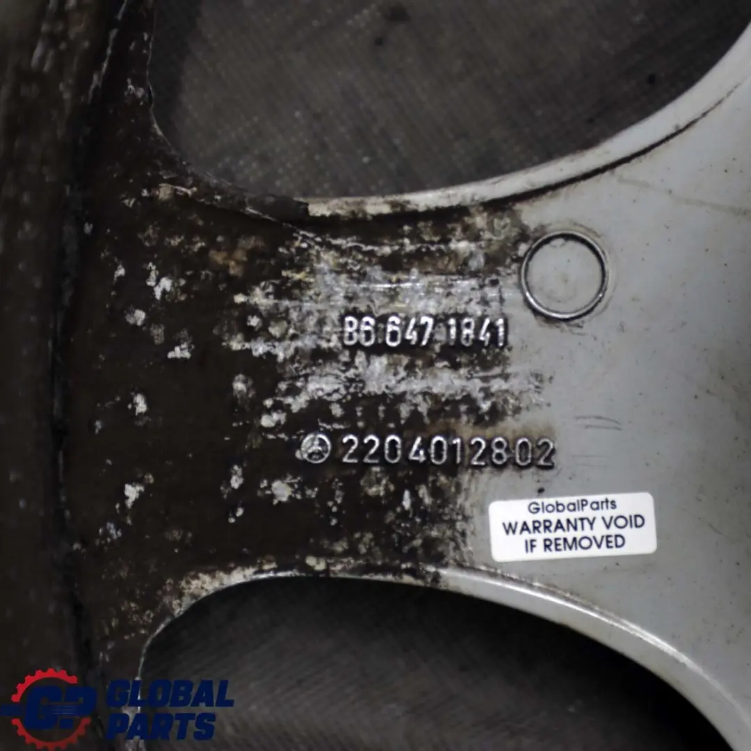 Class C215 W220 Rear Alloy Wheel Rim 18" 9J ET:46 to Mercedes CL S with Part number A2204012802 Mercedes CL S Class C215 W220 Rear Alloy Wheel Rim 18" 9J ET:46 - SKU A2204012802-1 - Part number A2204012802