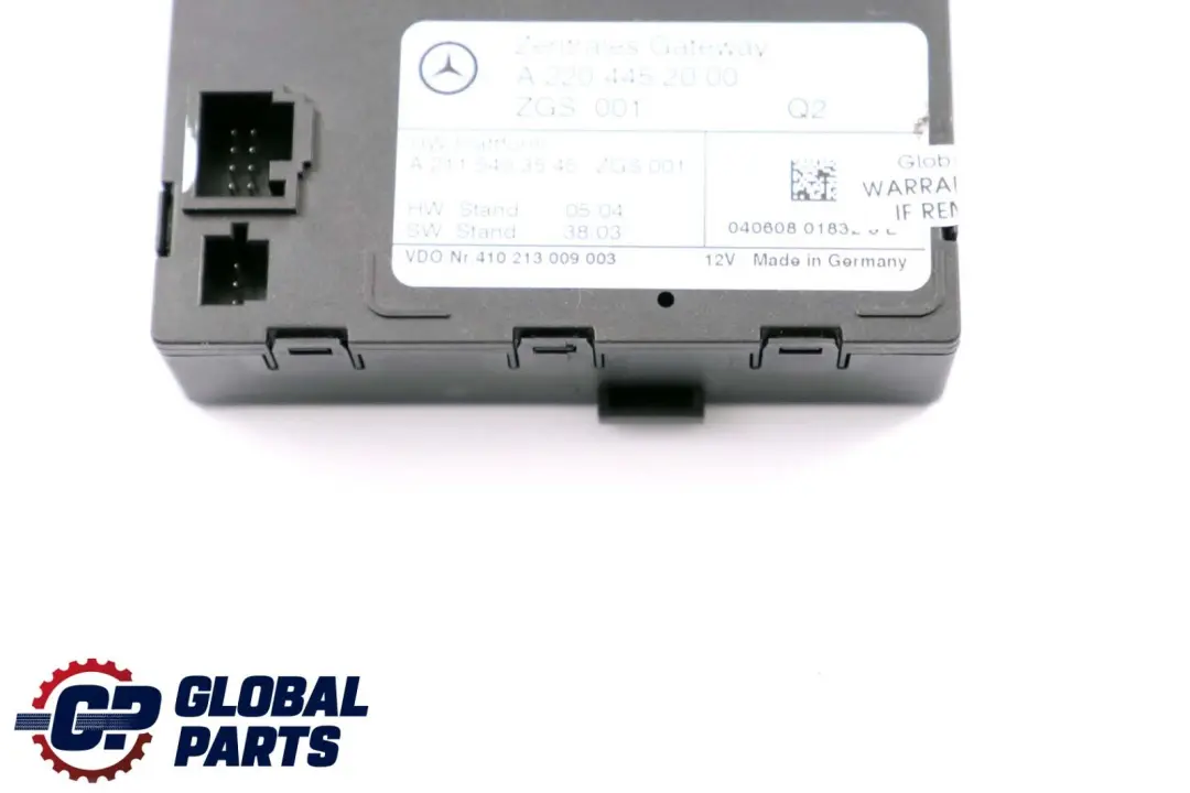  Mercedes-Benz S-Klasse W220 Gateway Steuergerät ECU Modul - SKU A2204452000 - Teilenummer A2115403545
