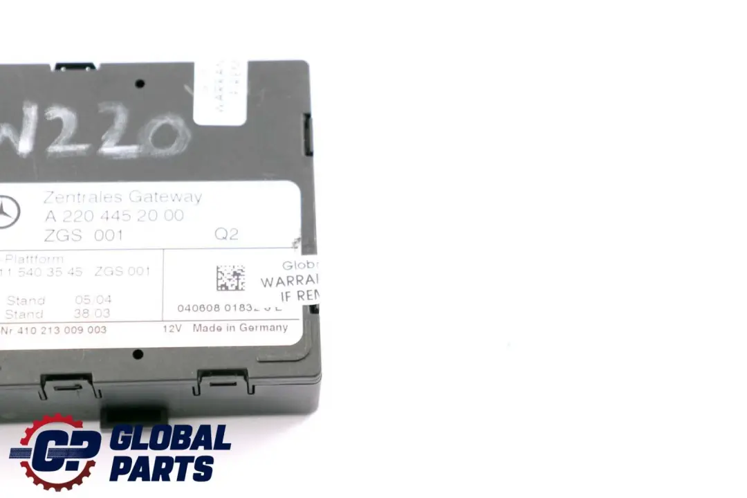 Mercedes-Benz S-Klasse W220 Gateway Steuergerät ECU Modul für mit Teilenummer A2115403545 Mercedes-Benz S-Klasse W220 Gateway Steuergerät ECU Modul - SKU A2204452000 - Teilenummer A2115403545