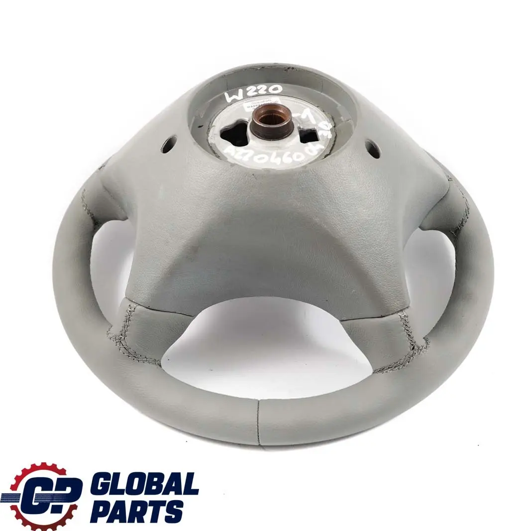  Mercedes-Benz S-Class W220 NEW Grey Leather Steering Wheel - SKU A2204600403-1 - Part number A2204600403