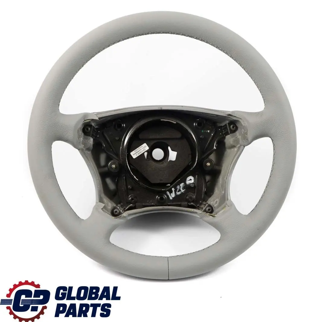 Mercedes-Benz S-Class W220 NEW Grey Leather Steering Wheel to with Part number A2204600403 Mercedes-Benz S-Class W220 NEW Grey Leather Steering Wheel - SKU A2204600403-1 - Part number A2204600403