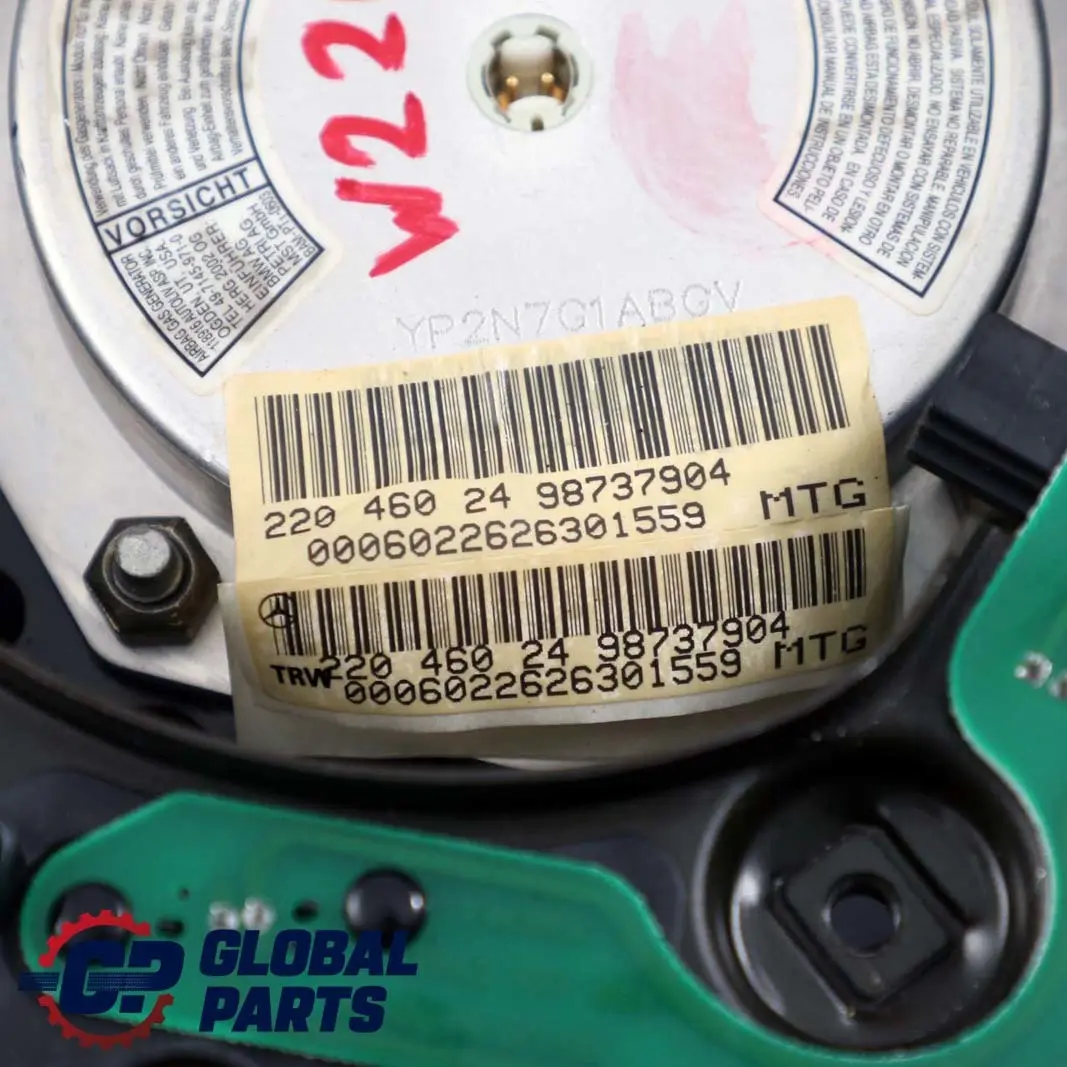 W215 W220 Poduszka AIRBAG kierowcy do MERCEDES CL S o numerze A2204602498 MERCEDES CL S W215 W220 Poduszka AIRBAG kierowcy - SKU A2204602498 - Numer Części A2204602498