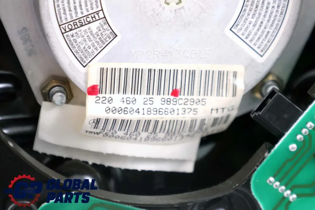 Steering Wheel Driver's Air Module Black to Mercedes W220 with Part number A2204602598 Mercedes W220 Steering Wheel Driver's Air Module Black - SKU A2204602598 - Part number A2204602598