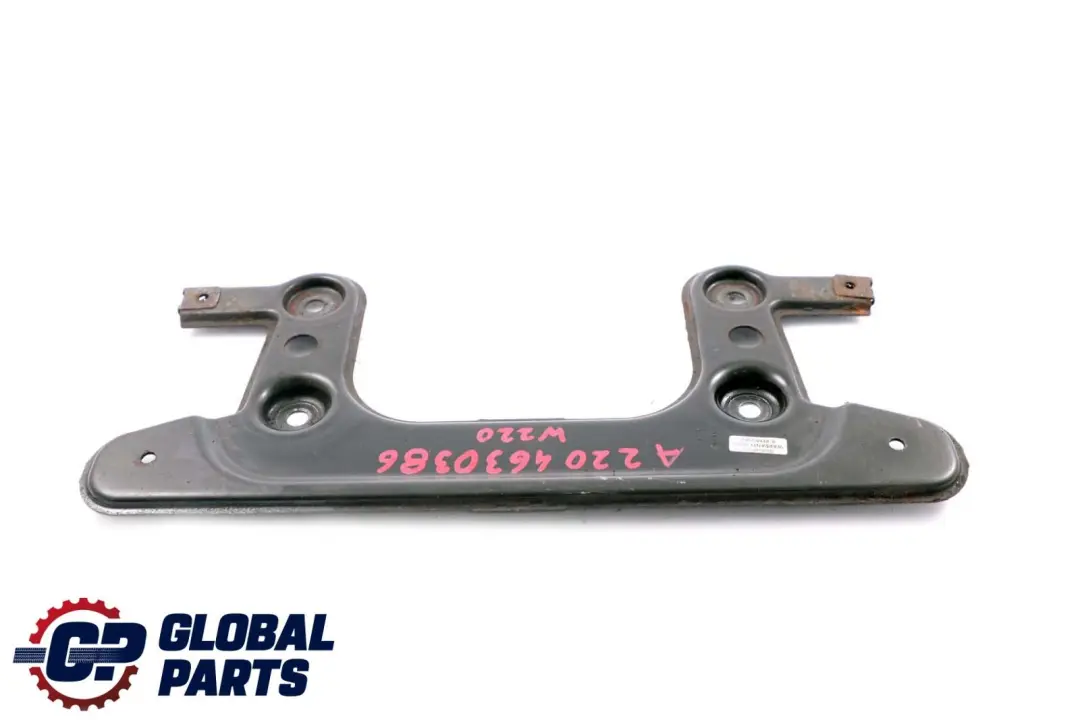 Mercedes-Benz S-Class W220 Cross Member Steering Mounting Plate to with Part number A2204630386 Mercedes-Benz S-Class W220 Cross Member Steering Mounting Plate - SKU A2204630386 - Part number A2204630386