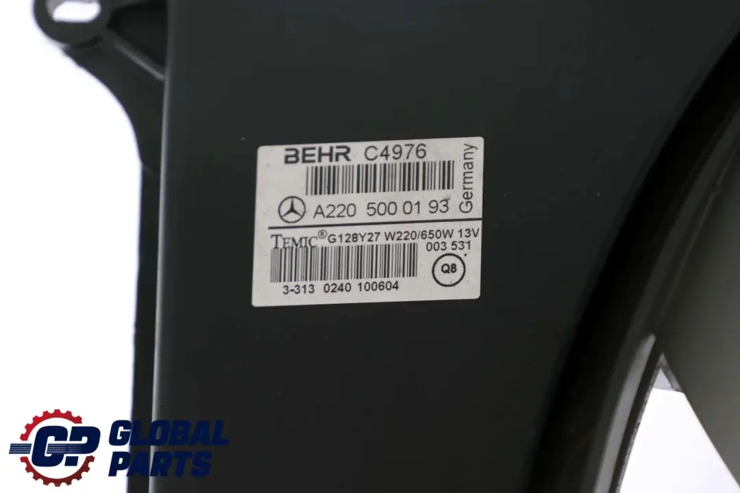 Mercedes Benz CL S Class C215 W220 Engine Cooling Radiator Fan 600W - SKU A2205000193 - Part number A2205000193