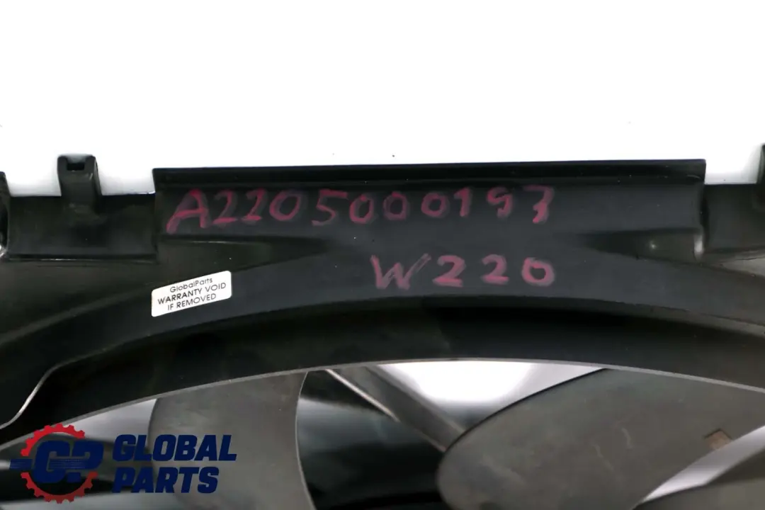 Mercedes C215 W220 Motorkühlung Lüfter Kühler 600W - SKU A2205000193 - Teilenummer A2205000193