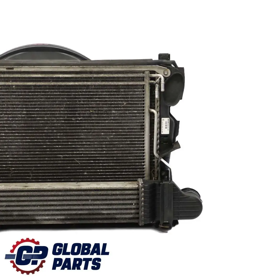 Mercedes-Benz S-Class W220 Engine Cooling Radiator Pack Fan 850W to with Part number A2205000293 Mercedes-Benz S-Class W220 Engine Cooling Radiator Pack Fan 850W - SKU A2205000293 - Part number A2205000293