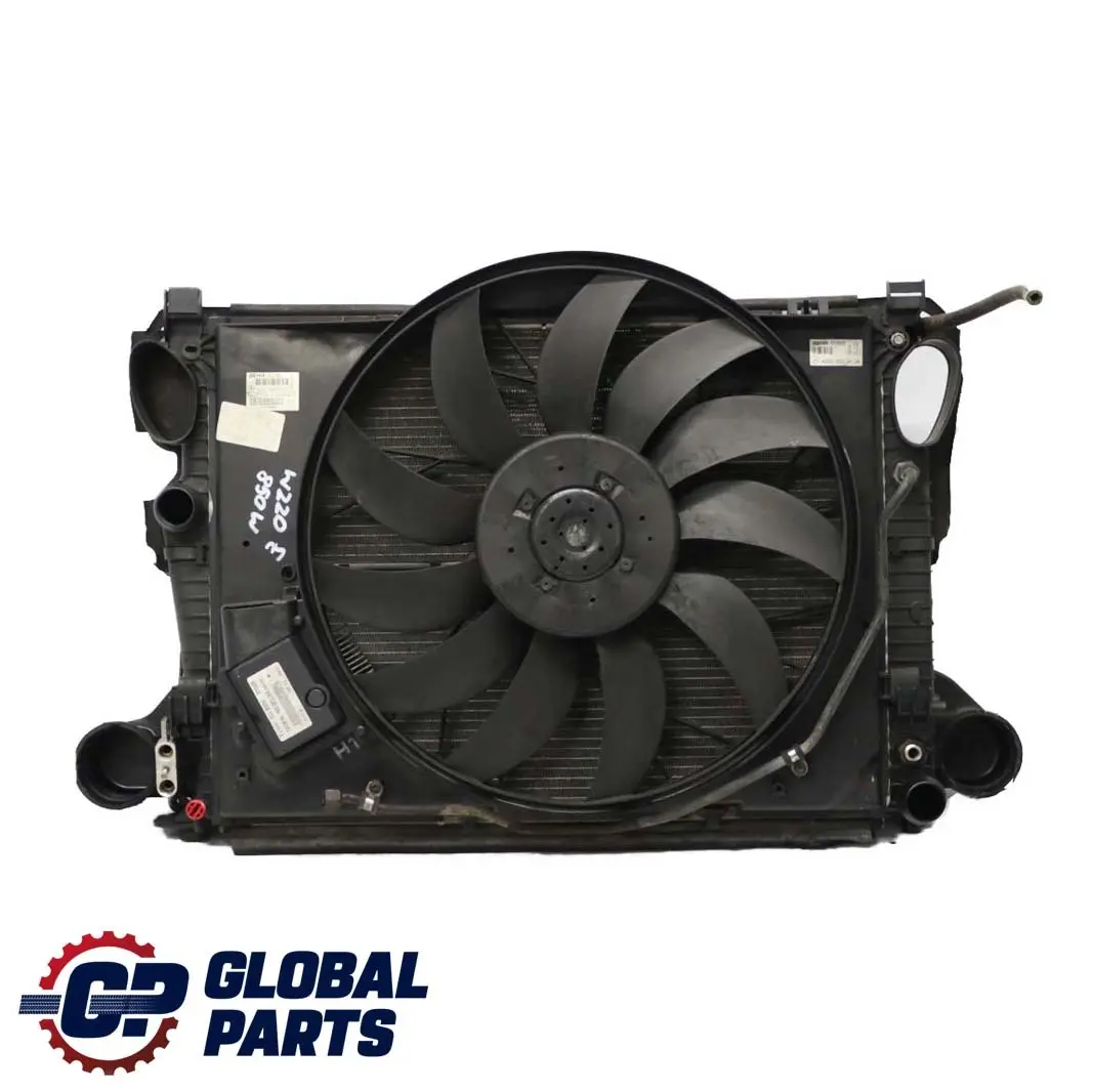 Mercedes-Benz S-Class W220 Engine Cooling Radiator Pack Fan 850W to with Part number A2205000293 Mercedes-Benz S-Class W220 Engine Cooling Radiator Pack Fan 850W - SKU A2205000293 - Part number A2205000293