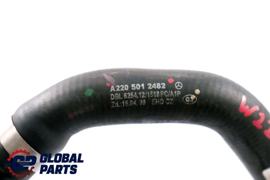  Mercedes-Benz S-Class W220 Diesel Water Coolant Hose Pipe Radiator - SKU A2205012482 - Part number A2205012482
