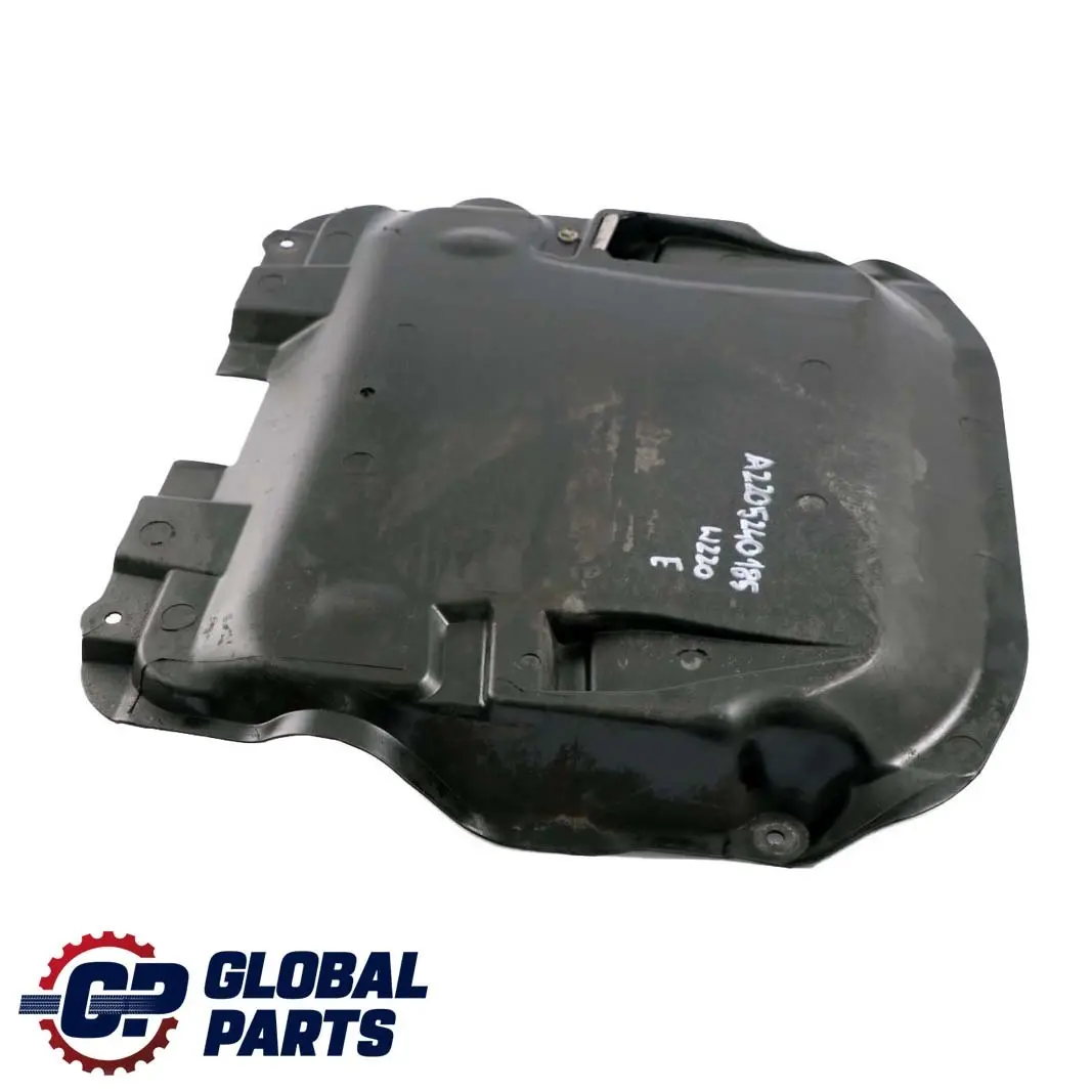 Mercedes-Benz S W220 Diesel Engine Compartment Insulation Protection Panel to with Part number A2205240185 Mercedes-Benz S W220 Diesel Engine Compartment Insulation Protection Panel - SKU A2205240185 - Part number A2205240185