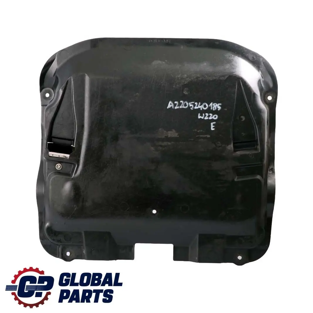 Mercedes-Benz S W220 Diesel Engine Compartment Insulation Protection Panel to with Part number A2205240185 Mercedes-Benz S W220 Diesel Engine Compartment Insulation Protection Panel - SKU A2205240185 - Part number A2205240185