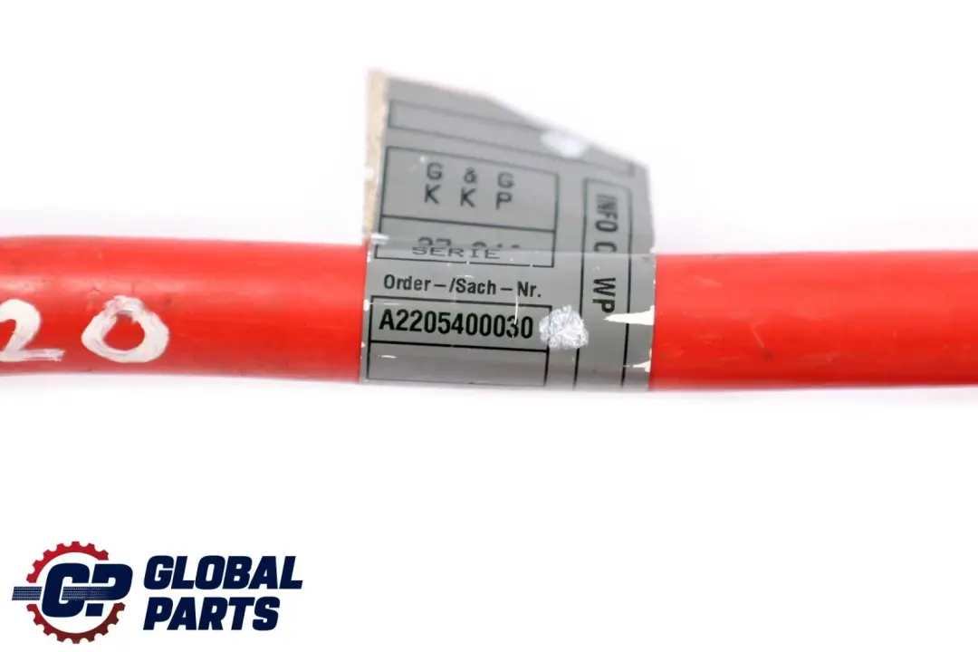 Mercedes-Benz Clase S W220 Cable De bateria polo positivo para con número de pieza A2205400030 Mercedes-Benz Clase S W220 Cable De bateria polo positivo - SKU A2205400030 - Número de pieza A2205400030